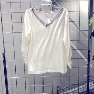 Women’s 100% Cotton Long Sleeve top( missing both pants )